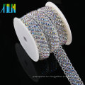 Crystal Cup Rhinestone apliques de recorte para nupcial Crystal Sash Wedding Belt